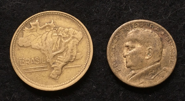 Joias . BRASIL XX RÉIS 1695 PPPP COM CARIMBO ESCUDETE - ANGOLA/ foto 8