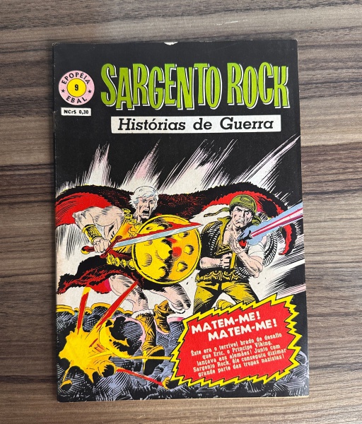 EBAL - Sargento Rock Nº 9 - Antiga revista HQ - Peça em bom estado de conservação, vendida conforme