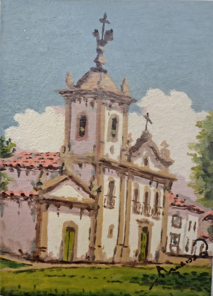 Arte . José Sabóia, Flautista, óleo sobre tela, 30x30cm, com m foto 8