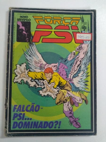 Joias . JR 4380 - Antiga Revista Marvel - Força PSI, nº 03, ano foto 8