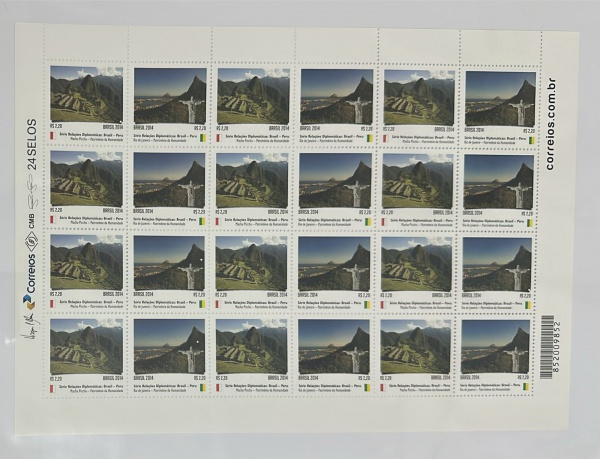 Joias . Brasil - C 3500/3509 - Ano 2015 - Folha Completa Circui foto 2