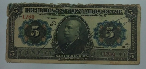 Joias . R 203 A - 5 Mil Réis - Ano 1930 - Catálogo Marca MBC R$ foto 2