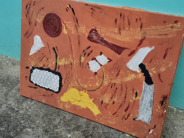 Arte . QUADRO ÓLEO SOBRE TELA MOÇA  - AUTORIA VIVIANE ALVES - foto 8