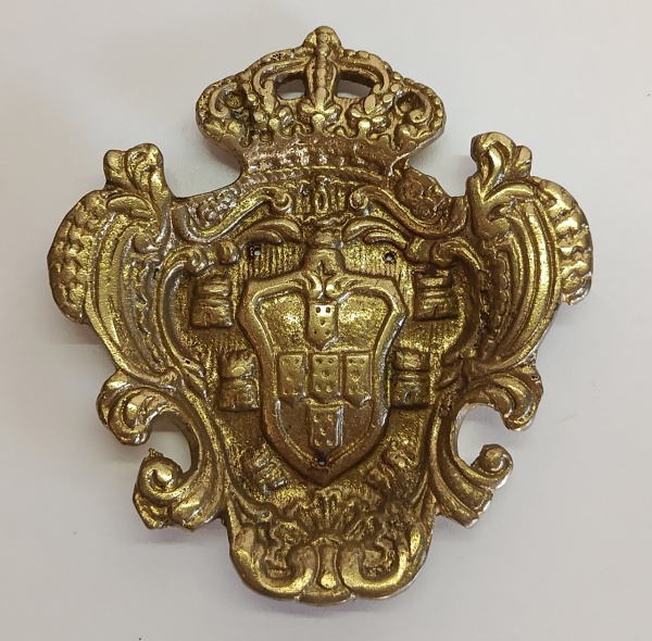 Escudo - Brasão de Armas de Portugal em Bronze - 13cm x 14cm Atendimento de  2ª a 6ª feira das 9h às 17h (51) 99737-8331