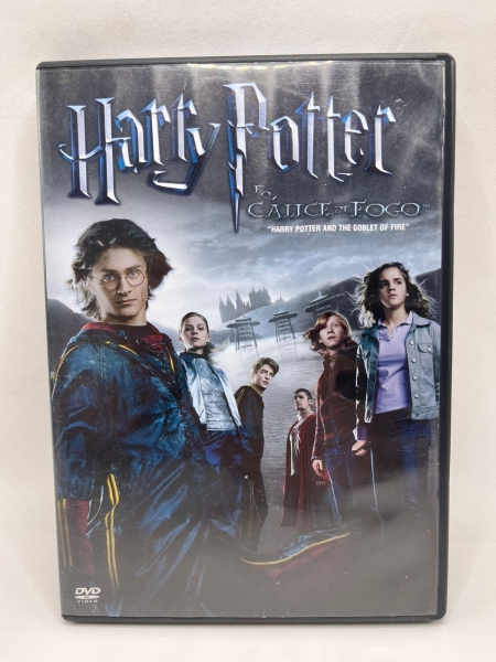 DVD Filme Harry Potter e o Cálice de Fogo, Edição em Formato Fullscreen com Menu Interativo e Seleção de Cenas.