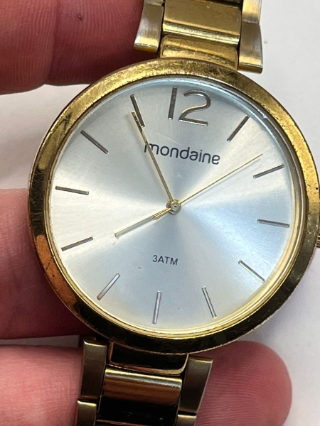 Relógio Mondaine Feminino Dourado Clássico Original