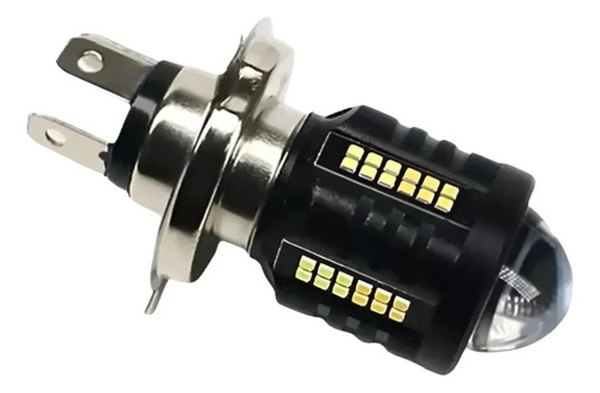 Lâmpada LED Automotiva para Farol com Encaixe H4 e Tensão de 12-80V, Dissipador de Calor em Alumínio de Aviação e Alta Durabilidade. Acessório para Iluminação de Veículos e Motocicletas com Sistema de