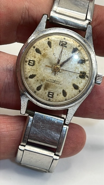Relógio Suíço Antigo Incabloc Antimagnetic Funcionando Vintage Raiz