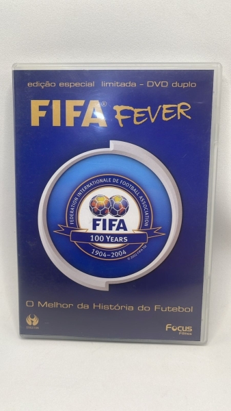 FIFA FEVER DVD DUPLO EDIÇÃO ESPECIAL LIMITADA 100 ANOS FIFA é uma edição especial limitada e comemorativa aos 100 anos da FIFA (1904-2004),