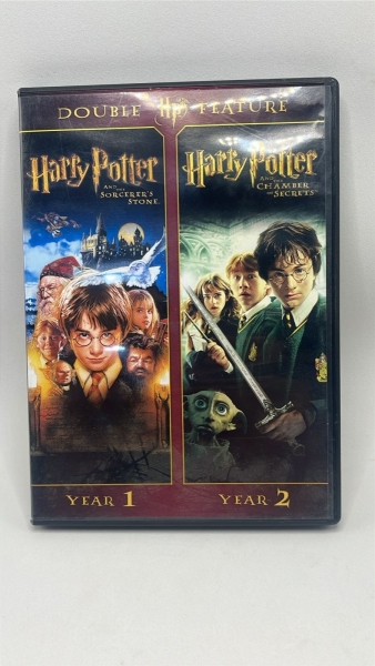 DVD Duplo Harry Potter Anos 1 e 2: A Pedra Filosofal e A Câmara Secreta.