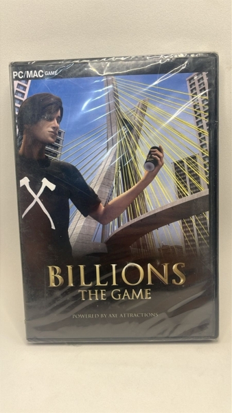 JOGO BILLIONS THE GAME - POWERED BY AXE ATTRACTIONS - PC/MAC LACRADO.Uma verdadeira raridade para colecionadores de jogos e itens promocionais icônicos dos anos 2000.
