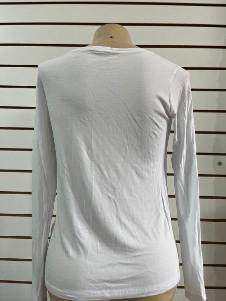 Blusa manga longa STRUTURA feminina nova na cor branca Tamanho G
