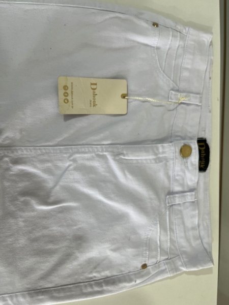 Saia longa jeans branca Tamanho 38
