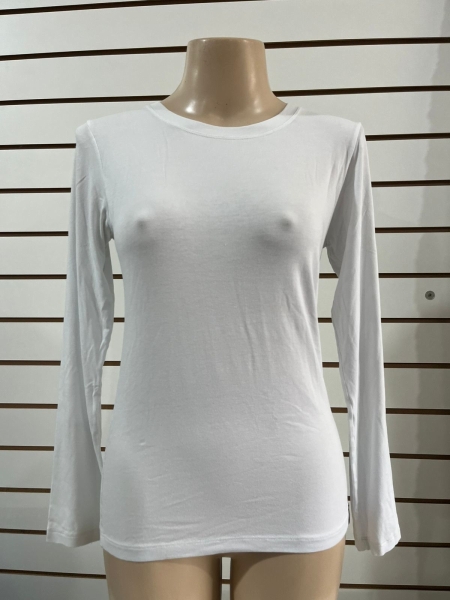 Camisa manga longa STRUTURA feminina nova cor branco Tamanho G