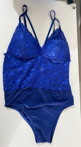 Body azul feminino novo