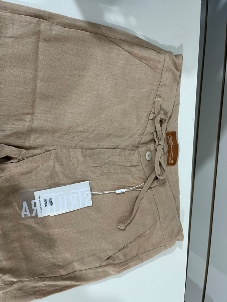 Bermuda STRUTURA masculina nova na cor bege