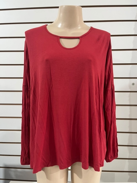 Camisa STRUTURA feminina nova na cor vermelho Tamanho único
