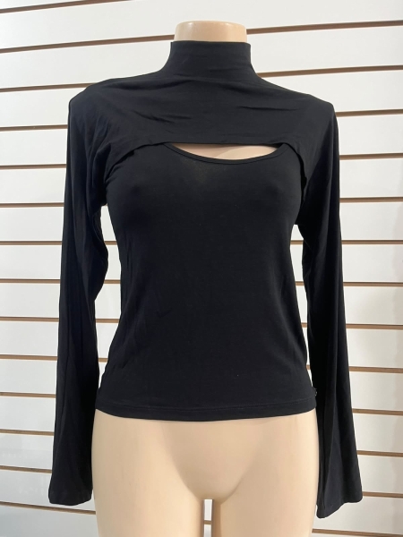 Camisa STRUTURA feminina nova na cor preto Tamanho P