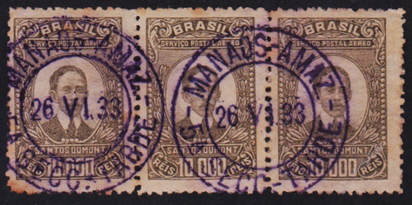 Joias . Brasil 1894 - Selo de 100 réis Madrugada Republicana, F foto 6