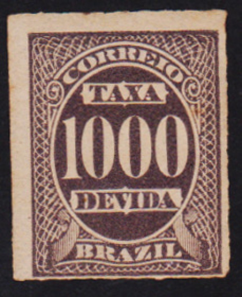 Joias . Brasil 1894 - Selo de 100 réis Madrugada Republicana, F foto 8