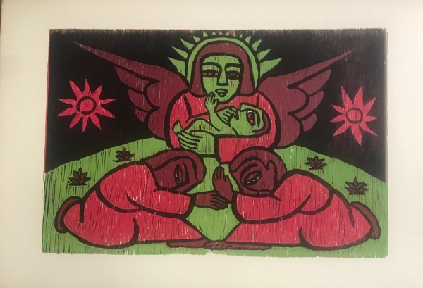 Arte . Julio Plaza, Gravura Recortes e Dobragem Med;40x60cm  ( foto 5