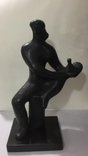 Joias . Alfredo Ceschiatti- (Iaras) Escultura em Bronze  - Med: foto 4