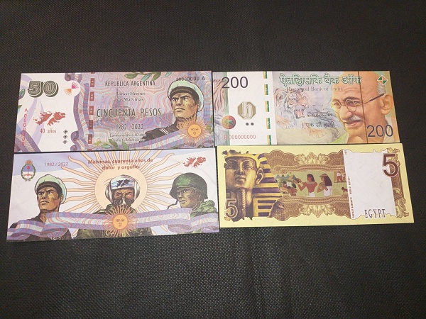 Joias . Brasil, cédula de 10 cruzeiros novos, Santos Dumont, co foto 5