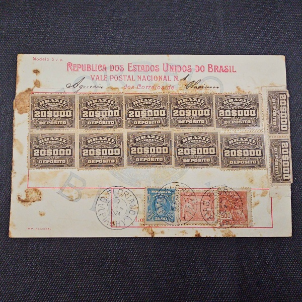 Joias . Brasil Império, carta enviada de S. José de Leonissa pa foto 1