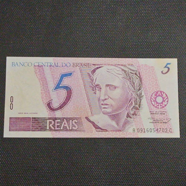 Joias . Brasil, cédula de 10 cruzeiros novos, Santos Dumont, co foto 1
