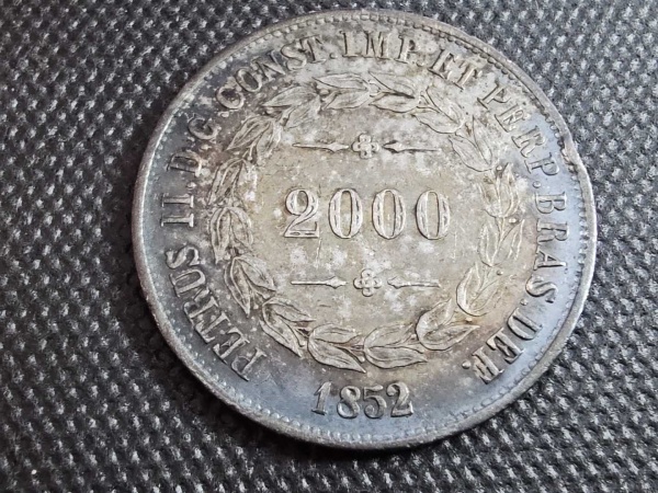 Joias . Brasil Império, moeda de ouro de 1832R de 6400 réis, D. foto 4