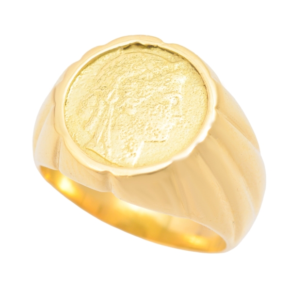 Joias . #9877 Anel AMSTERDAM SAUER em Ouro Amarelo 18K com Péro foto 4
