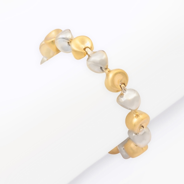 Joias . #8530 Colar Caveira ANIMALE em Ouro Branco 18K com 15 P foto 5