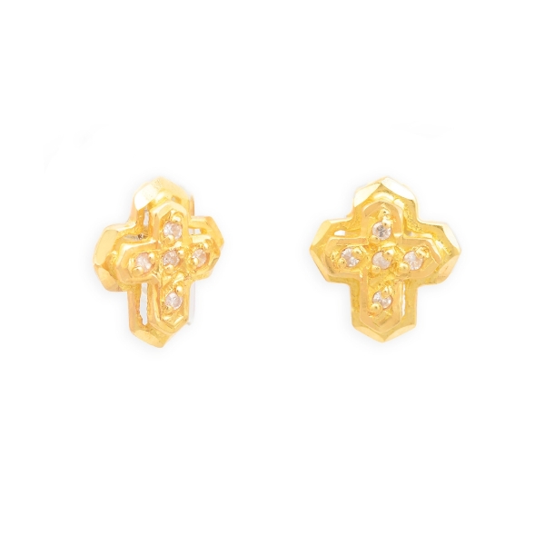 Joias . #8500 Pingente Cruz H. STERN em Ouro Amarelo 18K com Ci foto 7