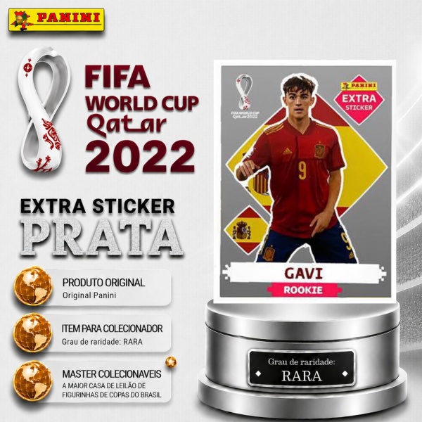 2022 - GAVI PRATA - EXTRA ROOKIE (Espanha) - Figurinha