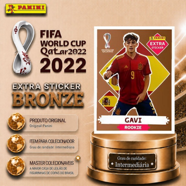 2022 - GAVI BRONZE - EXTRA ROOKIE (Espanha) - Figurinha