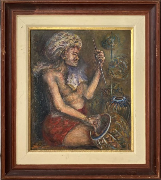 Arte . CLAUDIO FACIOLLI ( São Paulo 1955) acrílica sobre tela foto 2