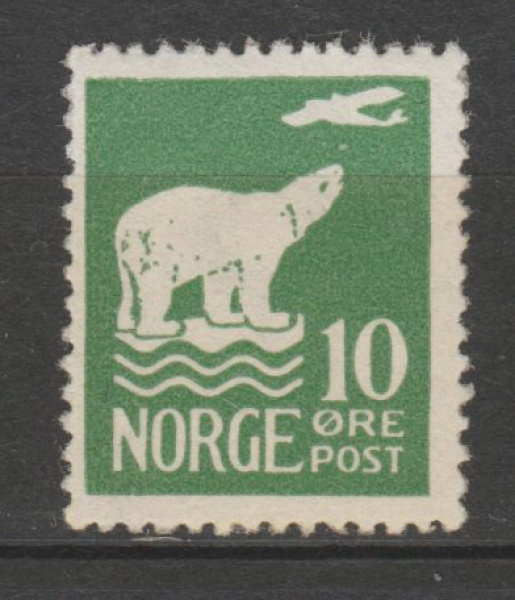 Joias . NORUEGA MINT Urso Avião cat14euros
