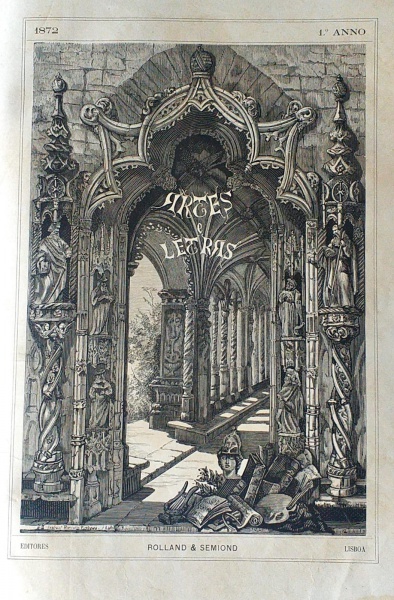 Joias . Revistas Artes e Letras, 1ª. Ano - PRIMEIRA SÉRIE 1872. Doze exemplares ...