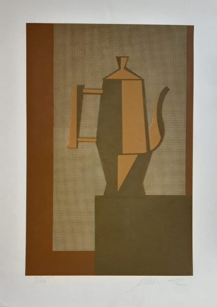 Carlos Scliar - Serigrafia editada em 1972 - Medidas 70 x 50 cm - Acid
