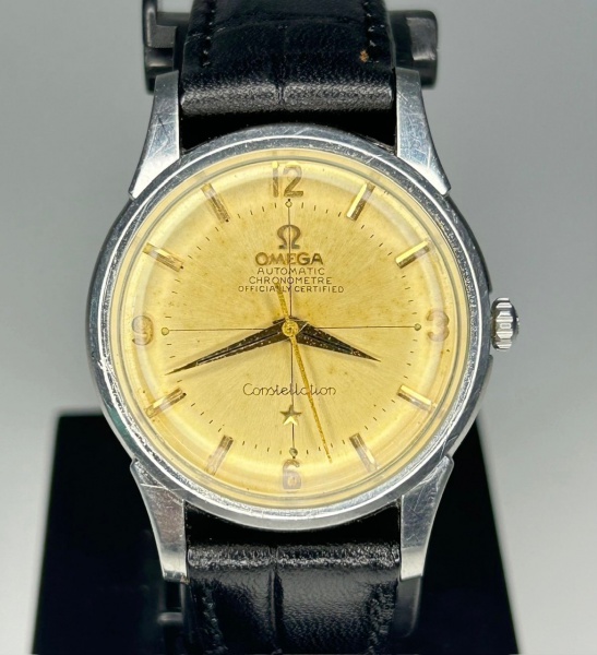 Relogios . Omega Constellation "Pie Pan" - Relógio suíço de pulso movimento à ...