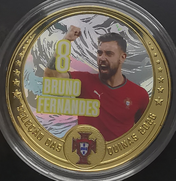 Joias . LINDA MEDALHA FOLHEADA A OURO DA SELEÇÃO PORTUGUESA PAR foto 4