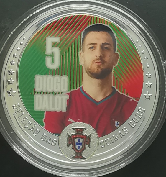 Joias . LINDA MEDALHA FOLHEADA A OURO DA SELEÇÃO PORTUGUESA PAR foto 6