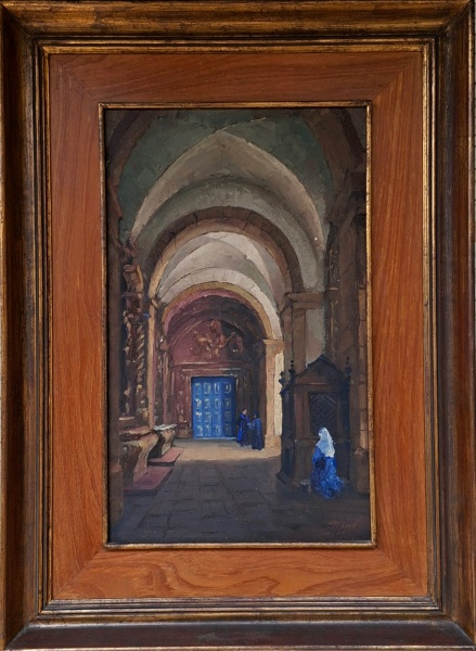 Arte . QUADRO - Representação da famosa e antiga Igreja de San foto 1