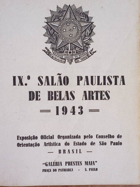 Arte . 1º Salão de Maio - São Paulo 1937 - 1a. ed. Rarísismo C foto 1