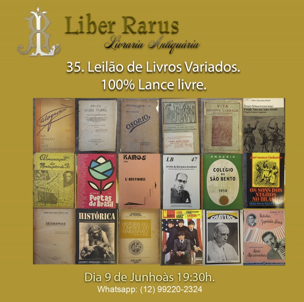 Arte . 35º Leilão de Livros e Papéis Raros e Antigos - Liber R foto 2