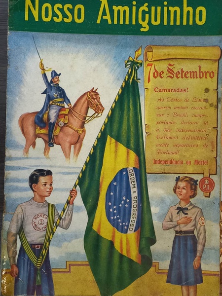Arte . Colemar Natal e Silva - história de Goiás Vol1 - bom ex foto 7