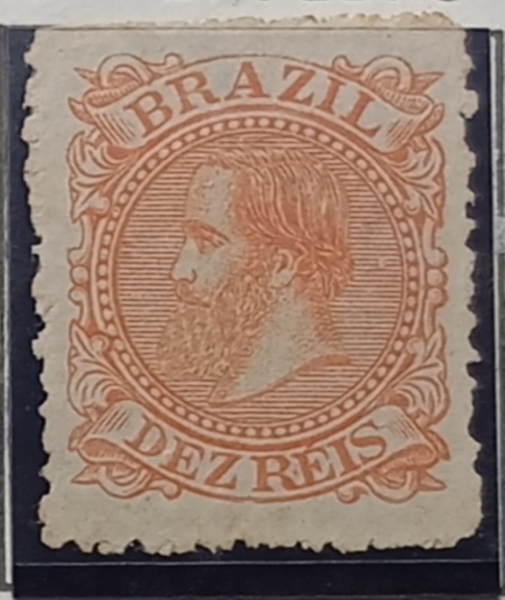 Joias . Brasil Império, colorido 10 réis, N foto 1