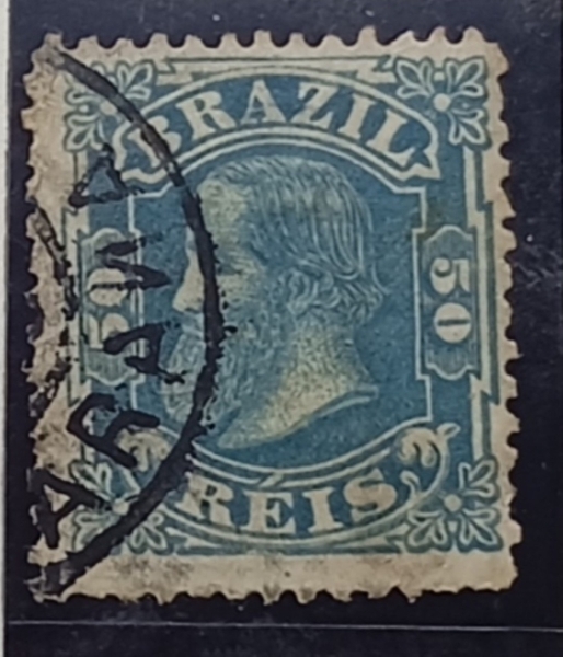 Joias . Brasil Império, colorido 10 réis, N foto 3