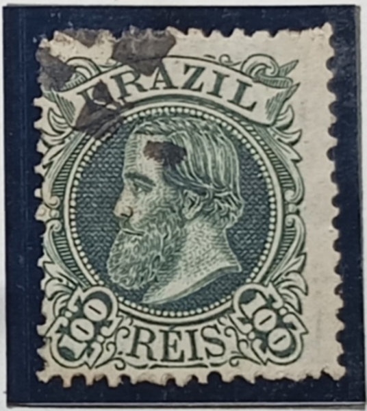 Joias . Brasil Império, colorido 10 réis, N foto 4