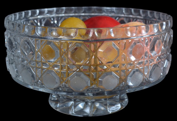 Joias . Vaso anfora de vidro artistico fume, medindo aproximada foto 4